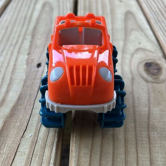 Battat Mini Toy Orange Monster Truck Jeep 5” Car Vehicle - Picture 3 of 8